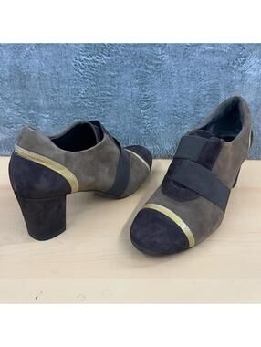 Vaneli Tri Color Suede Booties